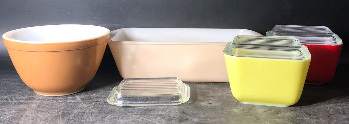 Glasbake and Pyrex Bakeware and Storage Dishes