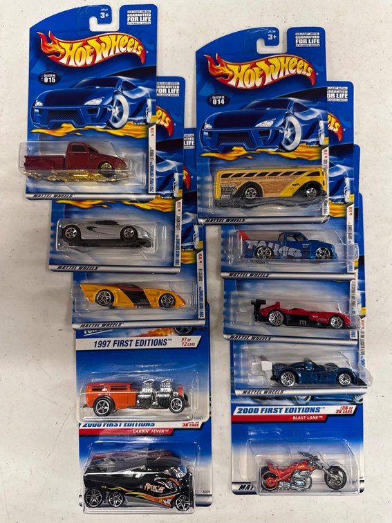Hot Wheels Vehicles, Including First Editions