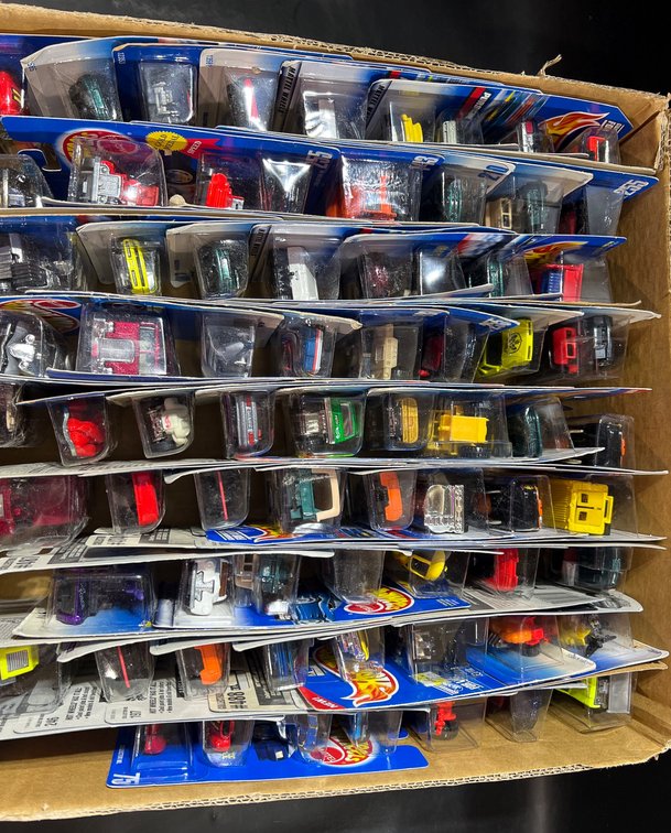 72 Hot Wheels Die-Cast Cars, Carded Assortment