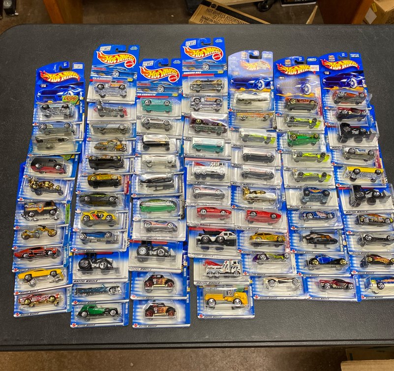 72 Hot Wheels Cars in Original Packaging