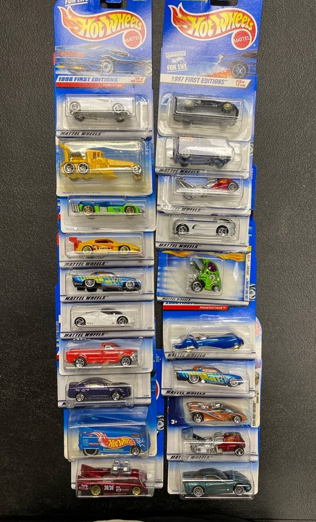 20 Hot Wheels First Editions in Original Packaging