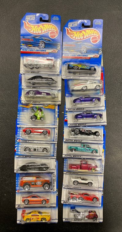 20 Hot Wheels First Editions in Original Packaging