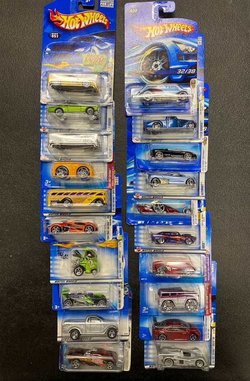 20 Hot Wheels First Editions in Original Packaging