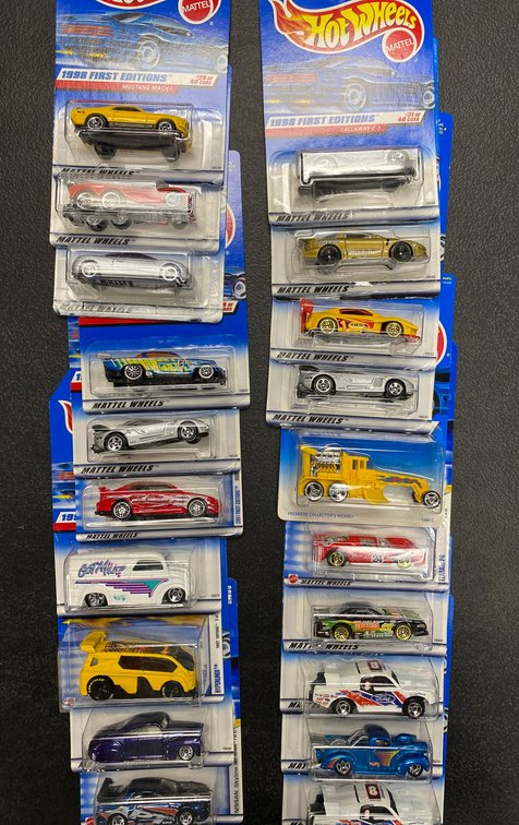 20 Hot Wheels 1996 First Editions in Original Packaging