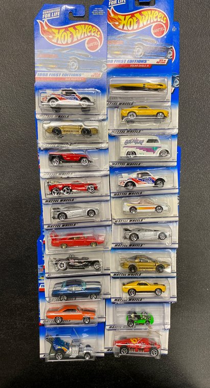 20 Hot Wheels First Editions in Original Packaging