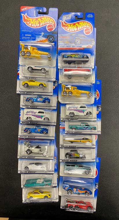 20 Hot Wheels First Editions in Original Packaging