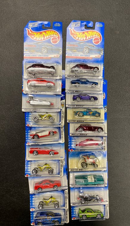 20 Hot Wheels First Editions in Original Packaging