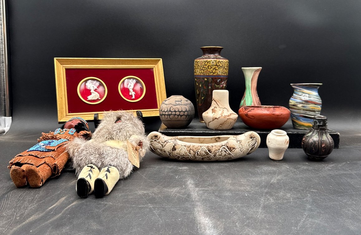 Ethnographic Artifacts, Pottery, and Decorative Items