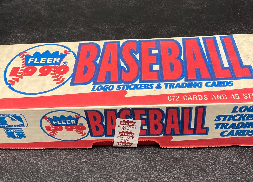 1990 Fleer Baseball Cards, Two Factory-Sealed Boxes
