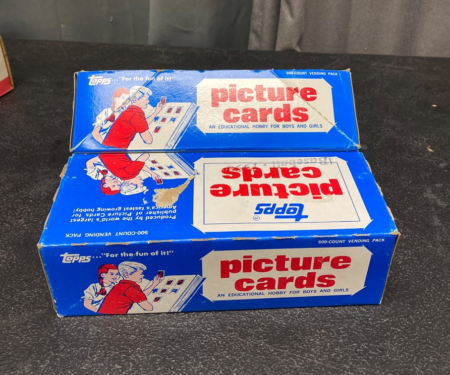 Two Boxes of Topps Picture Cards 500-Count Vending Pack