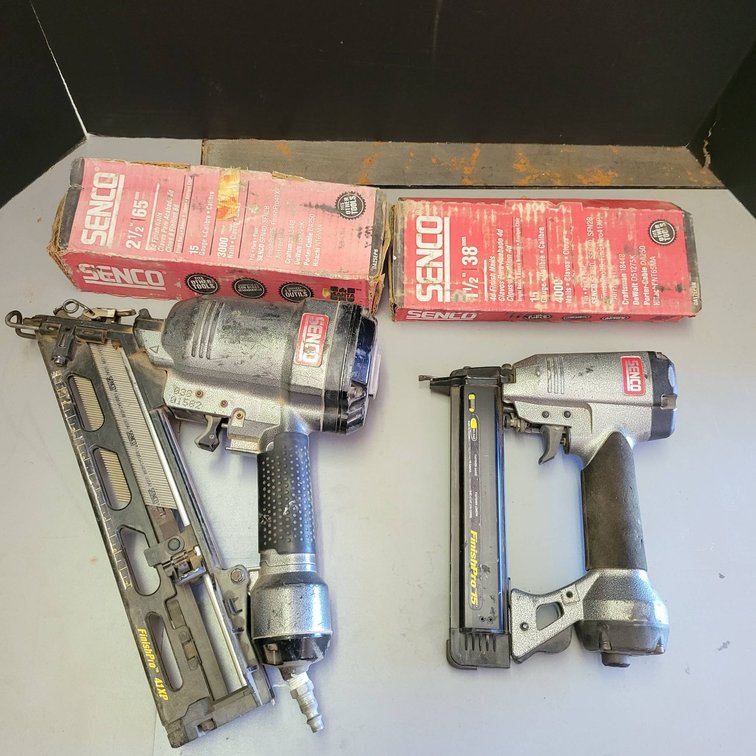 Senco Pneumatic Nailers with Original Boxes and Nails