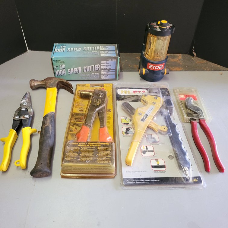 Hand Tools and Power Tool Accessories Including Ryobi and Central Pneumatic