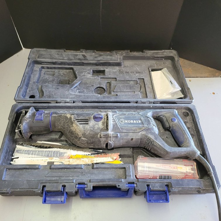 Kobalt Reciprocating Saw with Case and Accessories