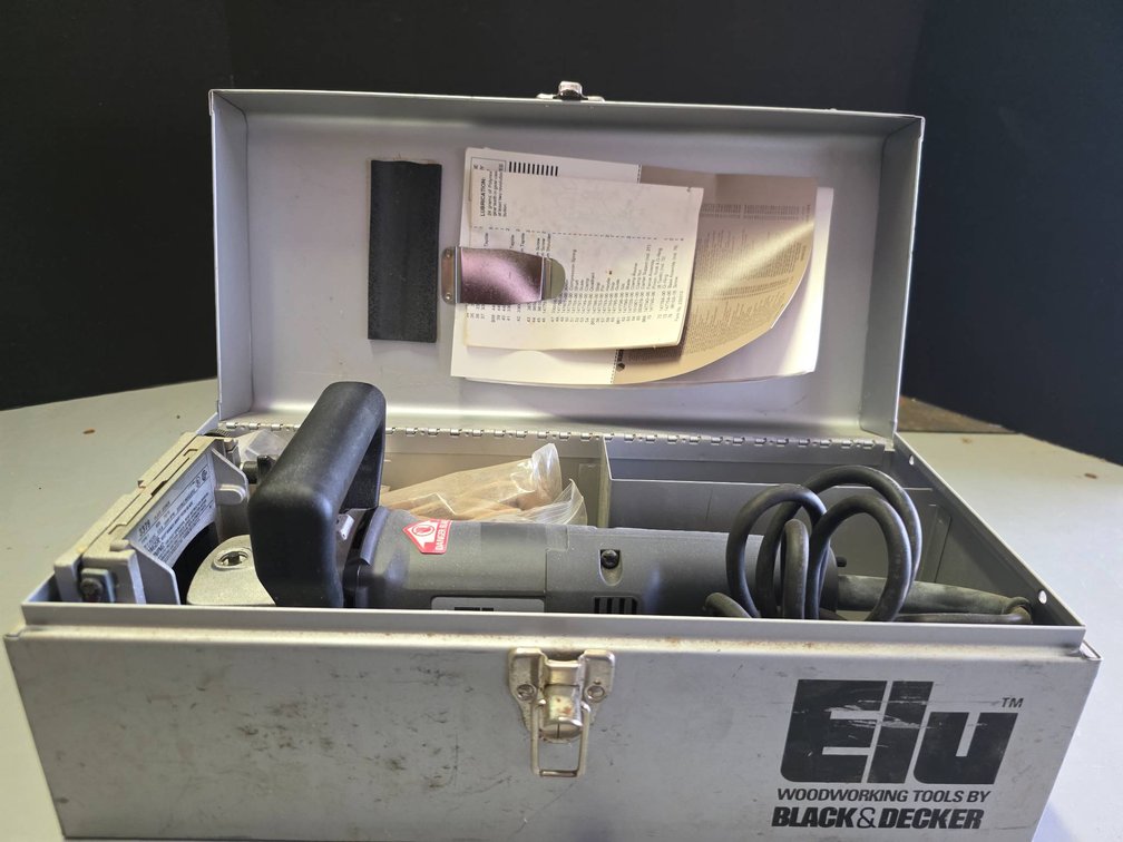 Elu Biscuit Joiner Woodworking Tool Set by Black & Decker