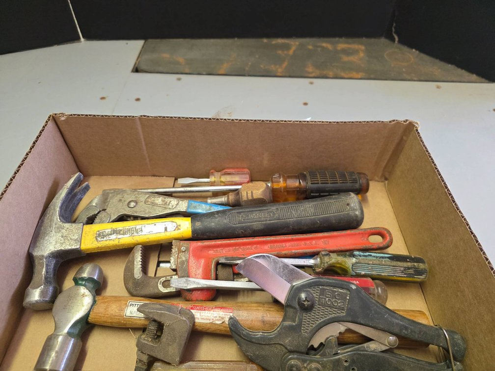 Hand Tools Including Hammers, Screwdrivers, and Wrenches