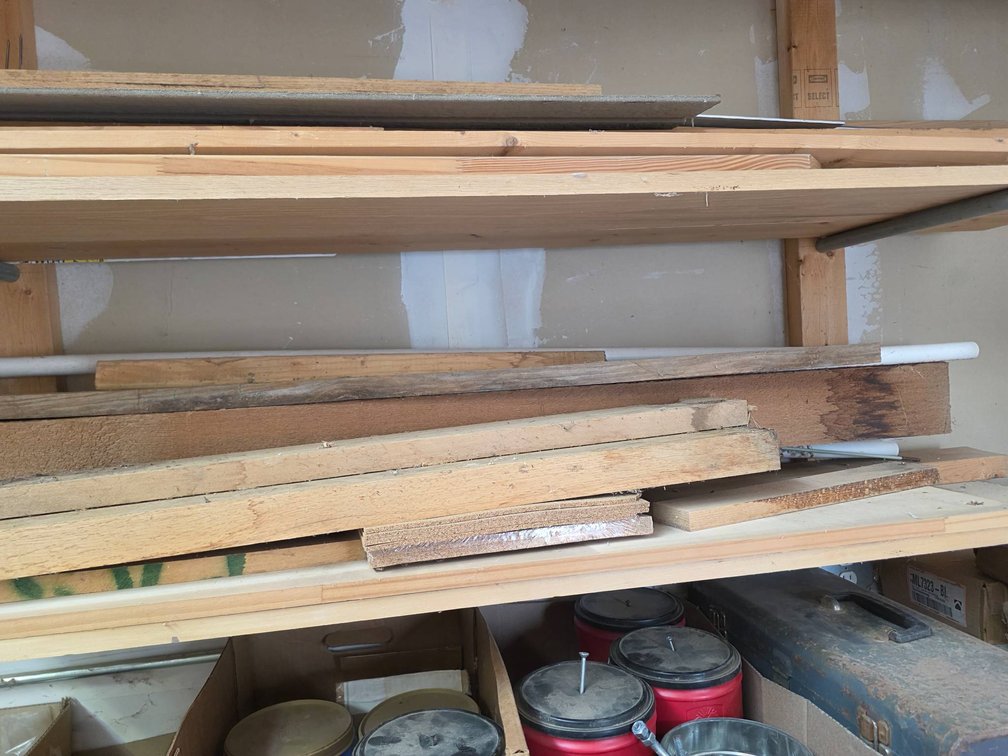 Wood and PVC Pieces Ranging from 1′ to 10′ in Length