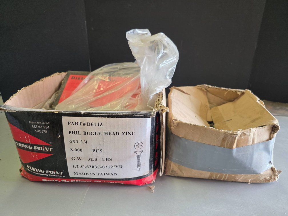 Strong-Point Screws and Anchors, Zinc Coated