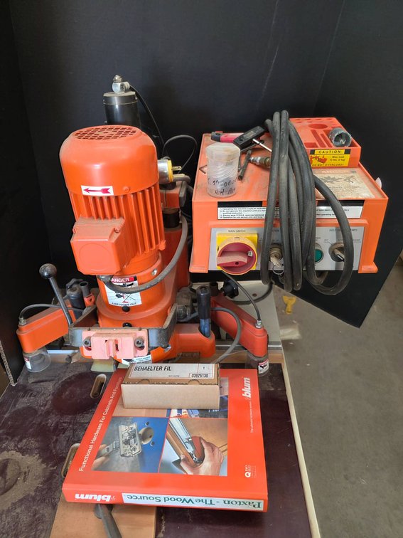 Blum Minipress Pro Manual Hinge Boring Machine With Accessories