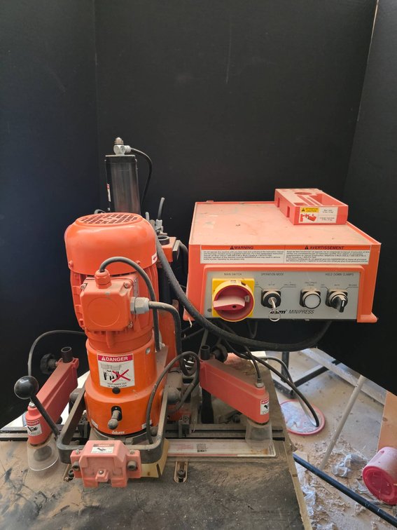 Blum Minipress P Drill/Press Machine Model MSM/NP2-E, 1998