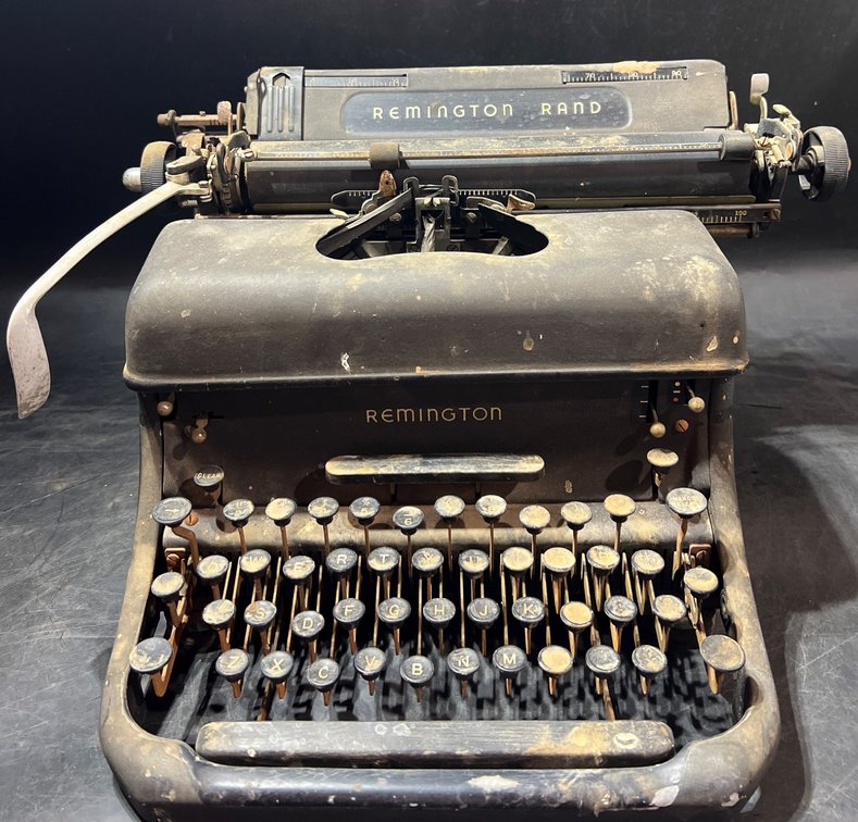 Remington Rand Manual Typewriter with Dusty Finish