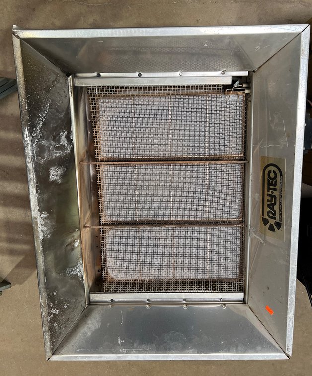 Natural Gas Infrared Shop Heaters