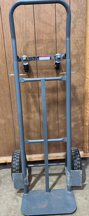 Harbor Freight Convertible Hand Truck, 600 lb Vertical, 800 lb Horizontal