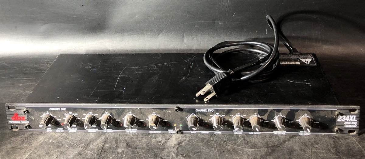 DBX 234XL 2/3/4-Way Crossover with Power Cord