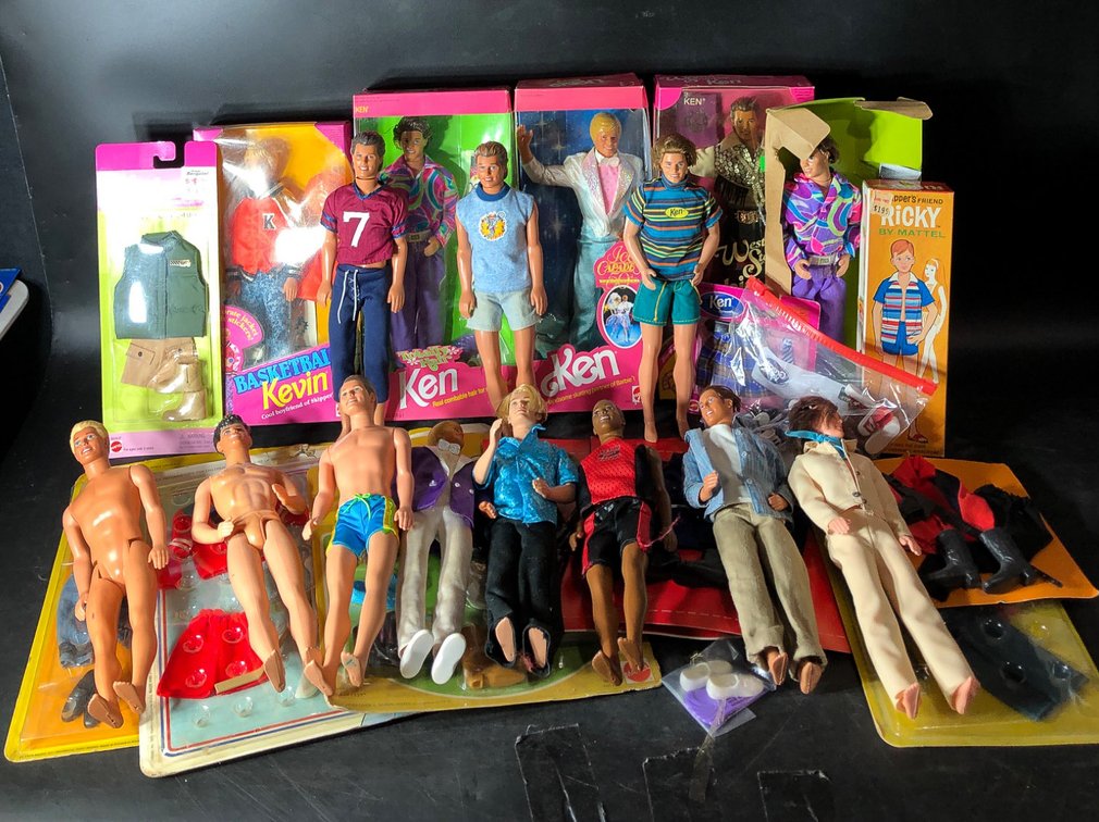 Ken Dolls, Outfits, and Accessories by Mattel
