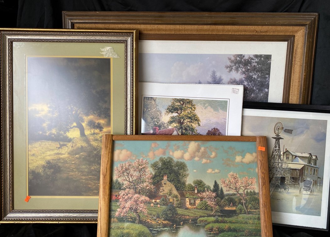 Framed Prints and Artwork, Including Limited Editions