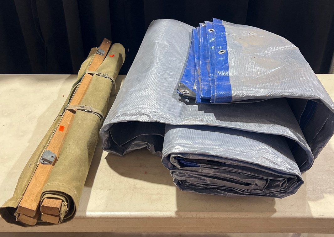 Byer Manufacturing Kamp Komfort Cot and Extra Large Tarp