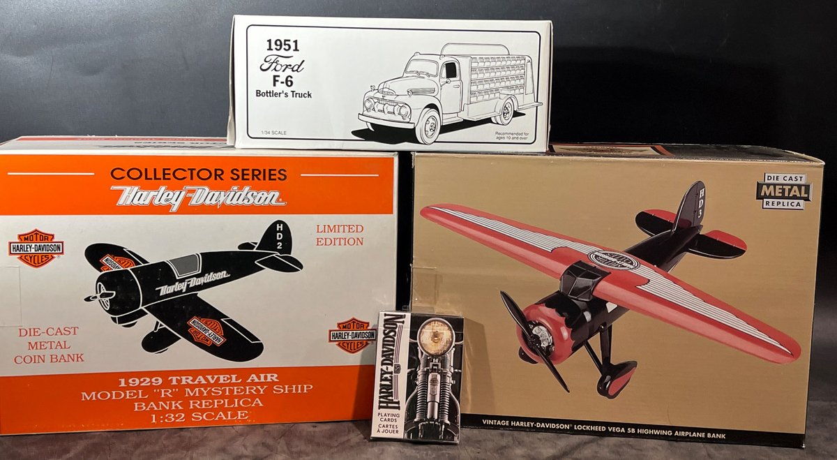 Harley-Davidson and Ford Die-Cast Models and Accessories