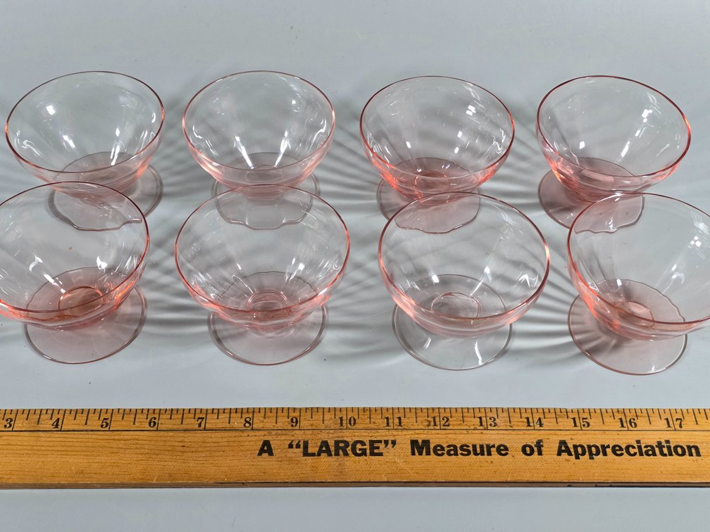 PINK GLASS SHERBETS