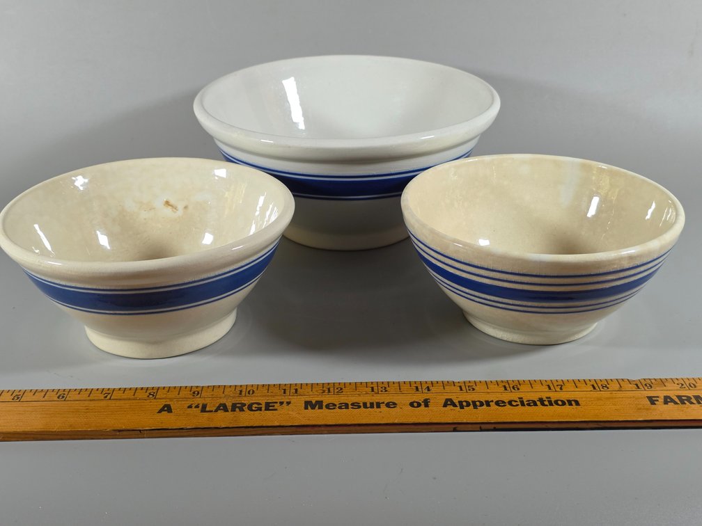 YELLOW WARE BOWLS