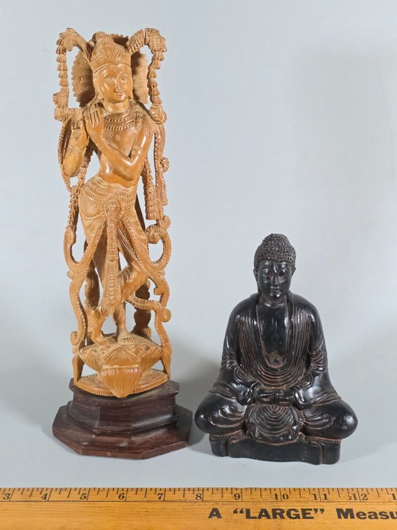 HINDU and BUDDHA STATUES