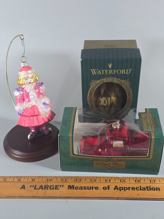 SPODE, WATERFORD ORNAMENTS