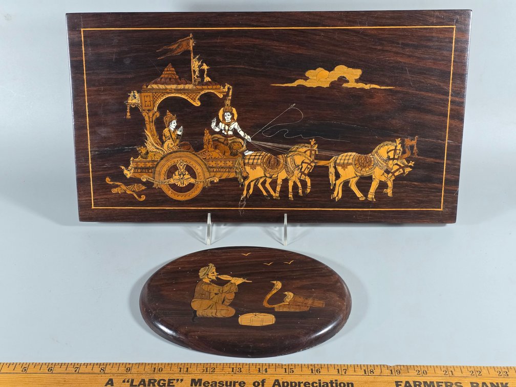 INLAID WOOD MARQUETRY