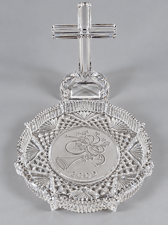 WATERFORD CROSS, CHRISTMAS PLATE