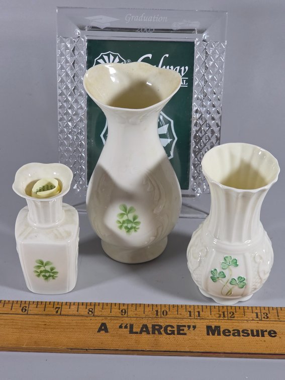 BELLEEK VASES
