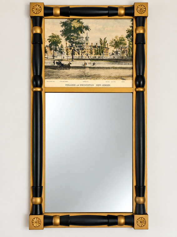 COLUMN WALL MIRROR, PRINCETON PRINT
