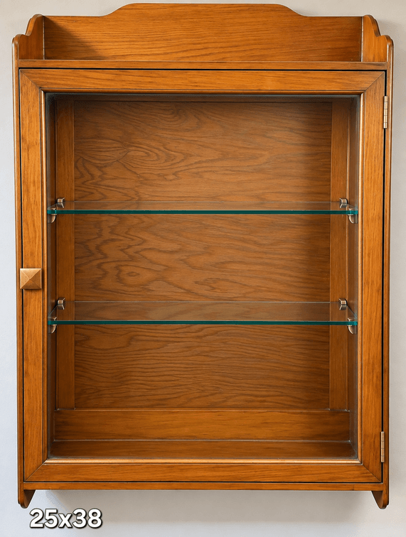 MAPLE DISPLAY WALL CABINET