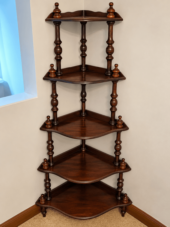 CORNER KNICK KNACK SHELF