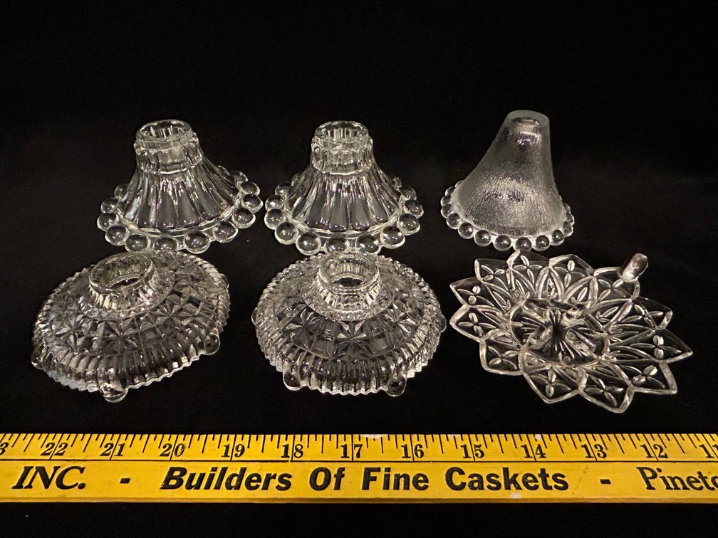 GLASS “BOOPIE” CANDLE HOLDERS