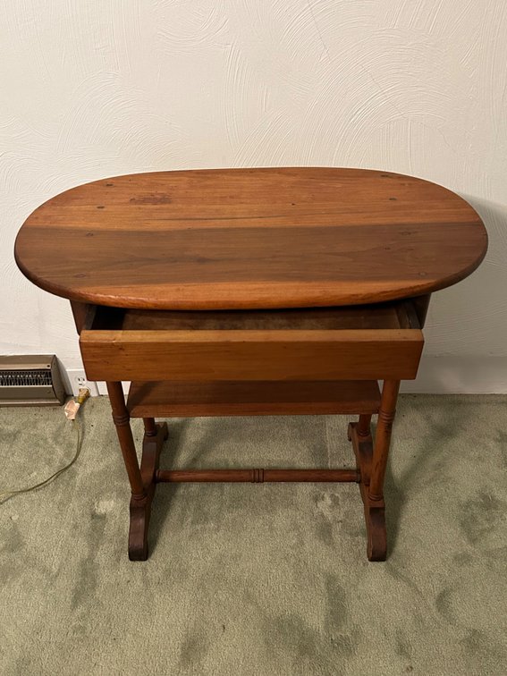 TWO-TIER SIDE TABLE