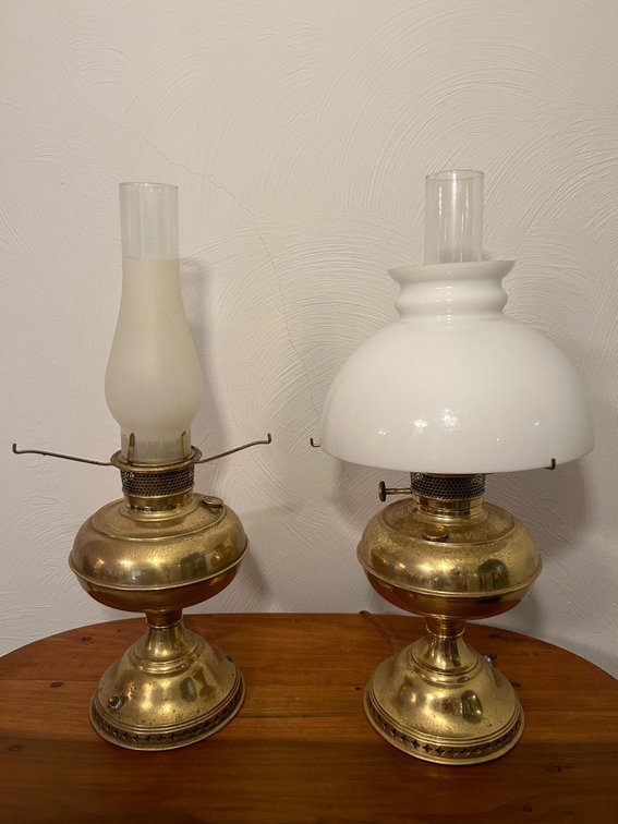 BRASS OIL LAMPS