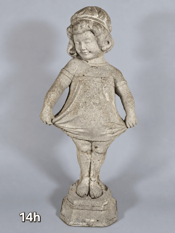 BASHFUL BETTY CONCRETE STATUE