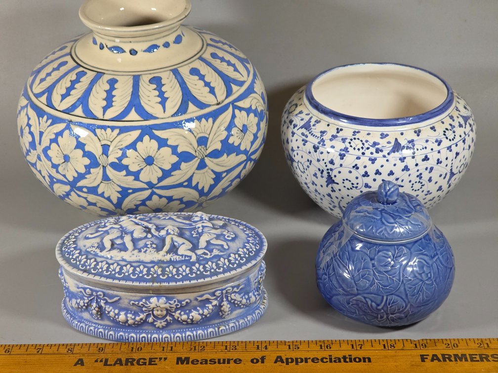 BLUE WHITE POTTERY