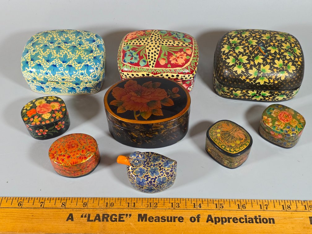 PAPER MACHE BOXES