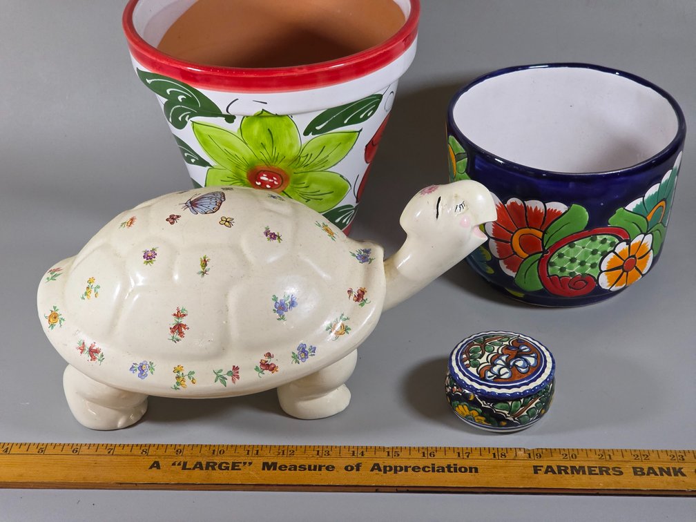 PLANTERS, LARGE TURTLE