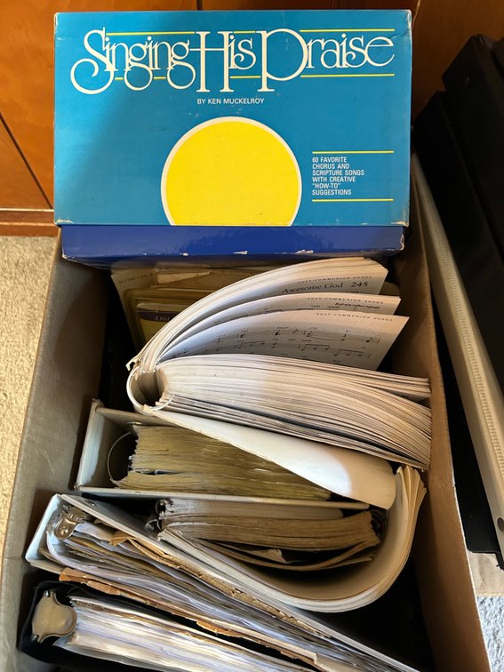 HYMNS, SHEET MUSIC for ORGAN
