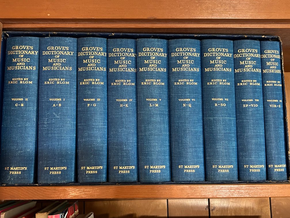 GROVE’S MUSIC DICTIONARIES